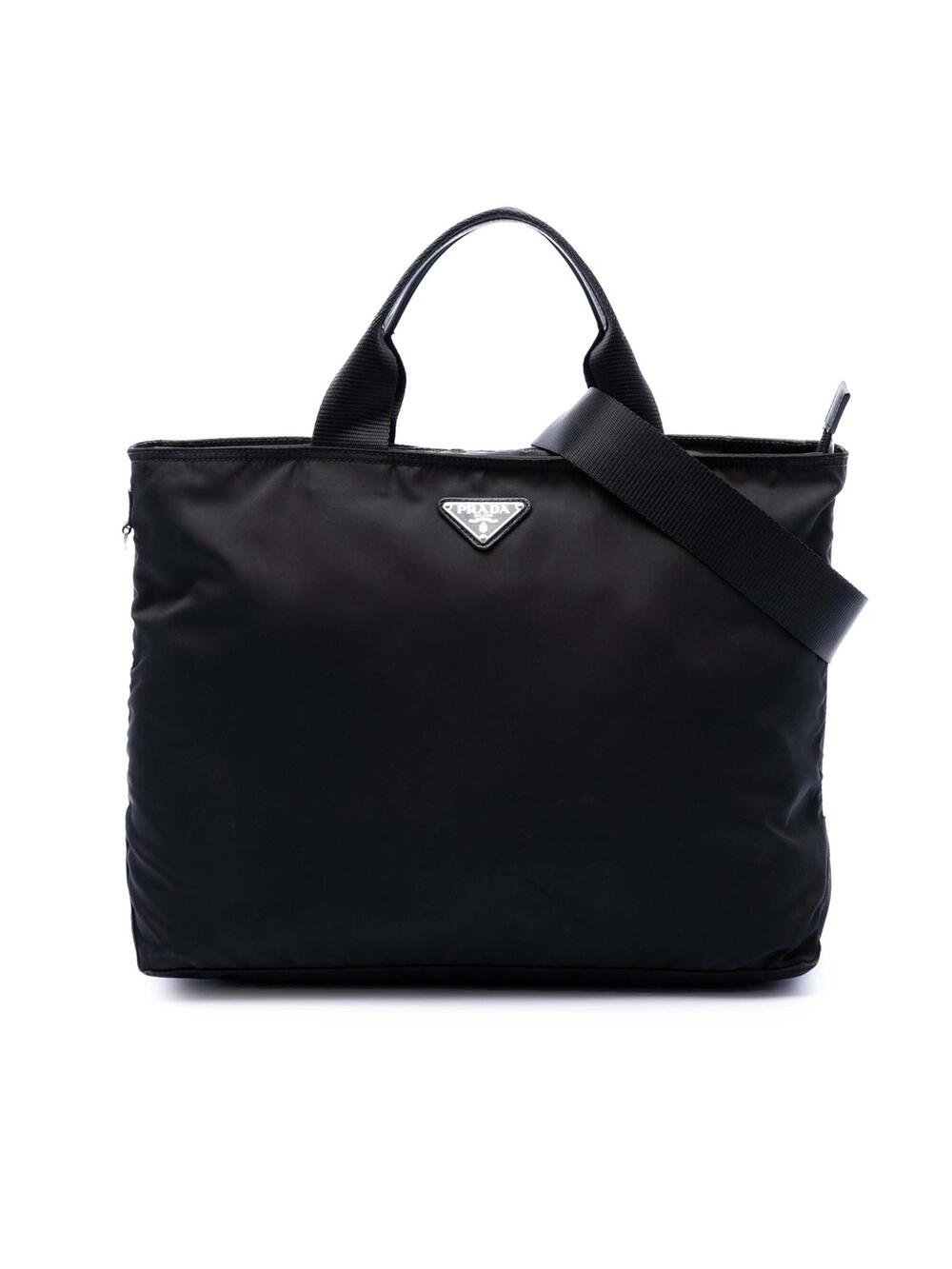 Prada Tessuto Satchel Pre-Loved Black #288410P54B
